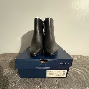 Cole Haan Women's Sleek Black Ankle Booties